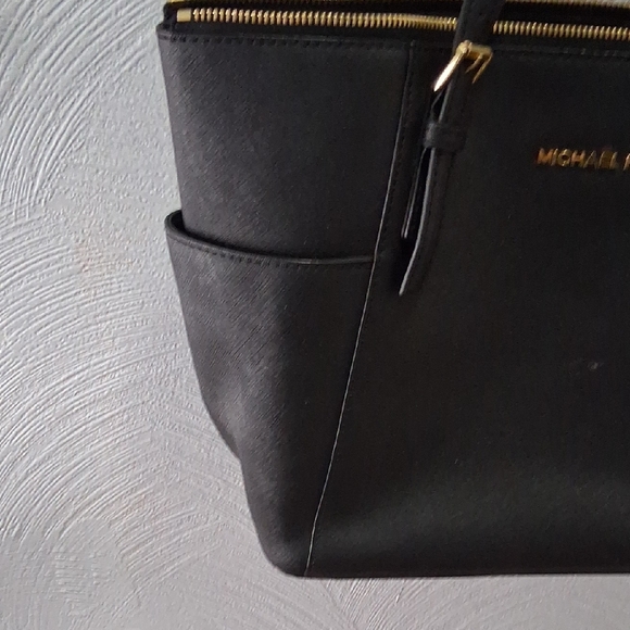 Michael Kors Black and Gold Tote - Picture 5 of 7
